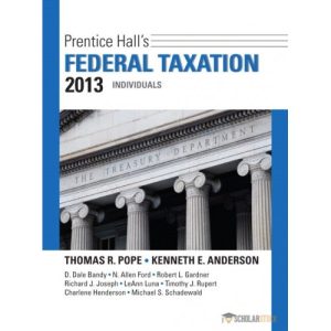 (Individuals Section) for Prentice Halls Federal Taxation 2013, 26/E 26th Edition : 0133040674
